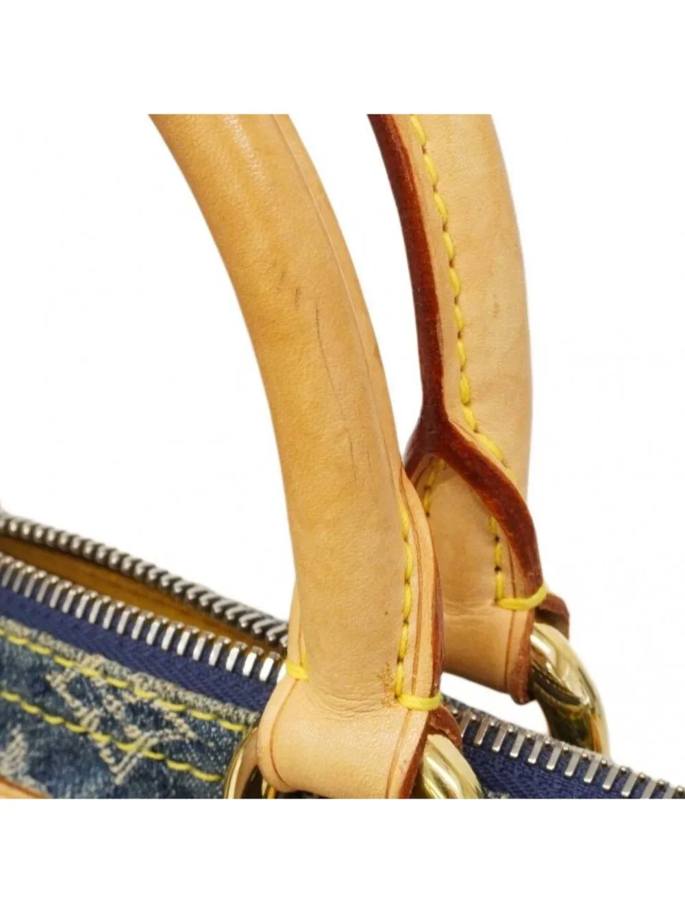 ★SOLD★ Louis Vuitton Handbag Monogram Denim Neo Speedy Blue - Picture 10 of 10